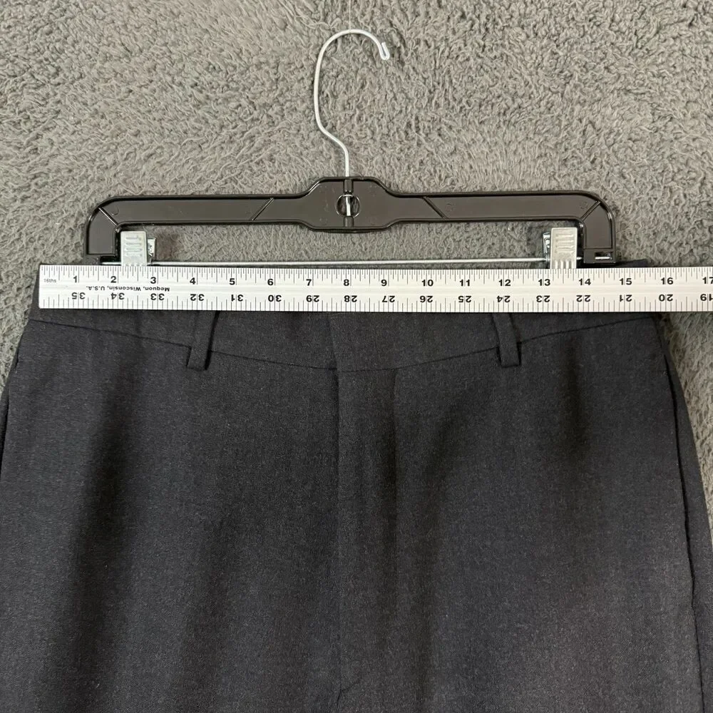 Vtg Banana Republic Dress Pants Mens 32x32 Straight Fit Flannel Wool Y2K
